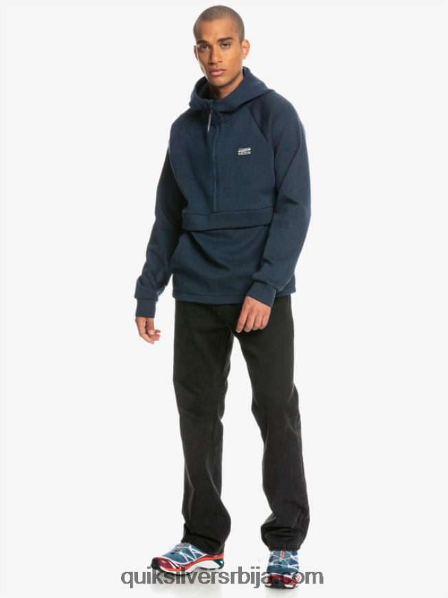 мушкарци Quiksilver скини дуксерицу са полу-рајсфершлусом инсигниа плави вресак Z824VN1371