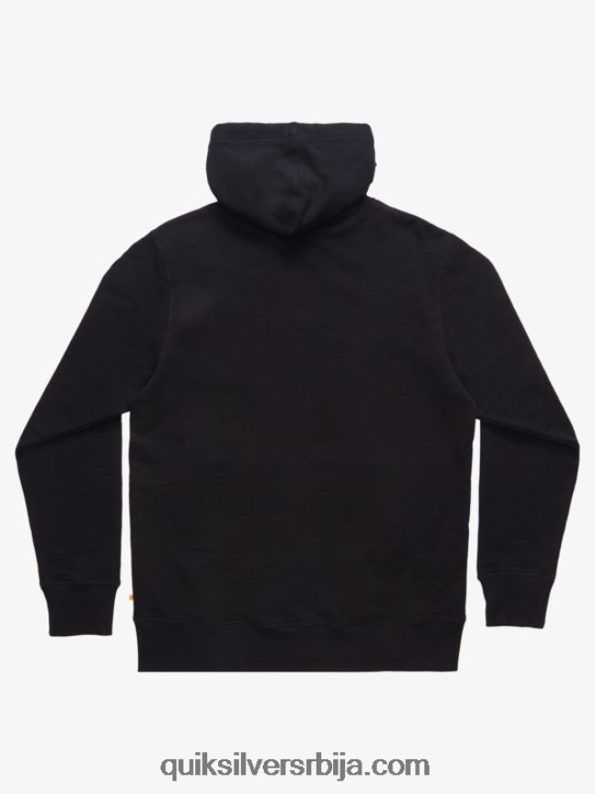 мушкарци Quiksilver Ватерман афтер сурф хоодие са рајсфершлусом црн Z824VN1420