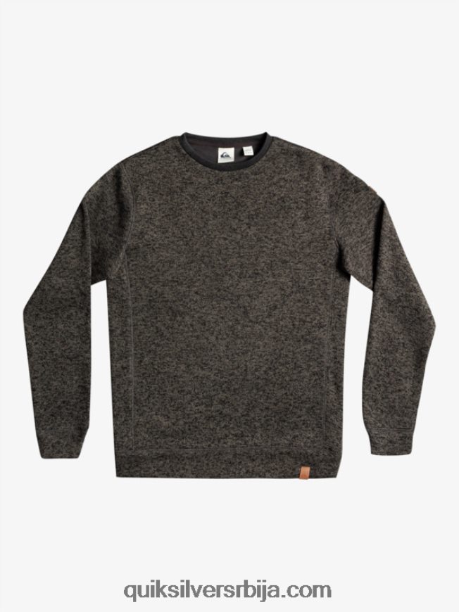мушкарци Quiksilver келлер дуксерица тамно сиви вријесак Z824VN1423