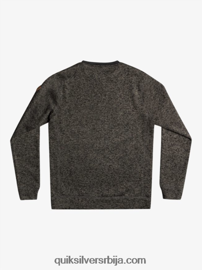 мушкарци Quiksilver келлер дуксерица тамно сиви вријесак Z824VN1423