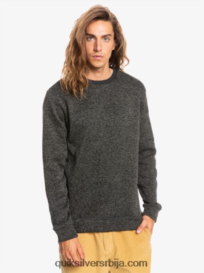 мушкарци Quiksilver келлер дуксерица тамно сиви вријесак Z824VN1423