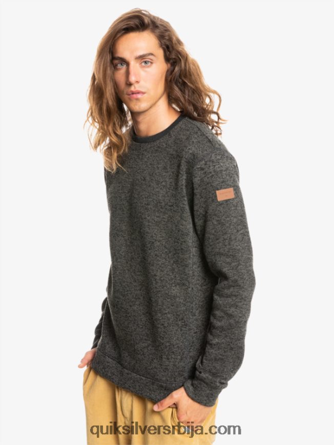 мушкарци Quiksilver келлер дуксерица тамно сиви вријесак Z824VN1423