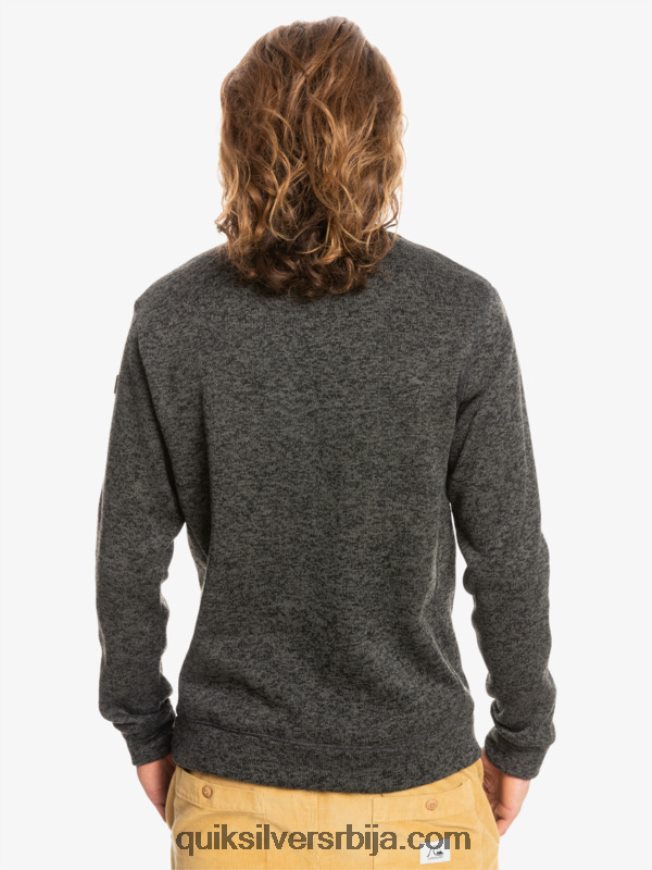 мушкарци Quiksilver келлер дуксерица тамно сиви вријесак Z824VN1423