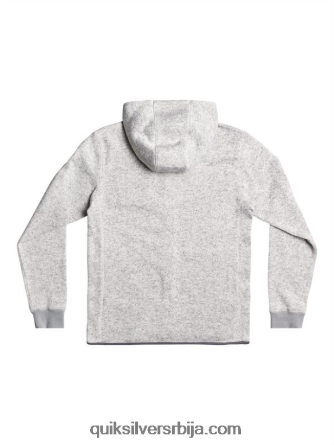 мушкарци Quiksilver келлер капуљача са рајсфершлусом светлосиви вресак Z824VN1479