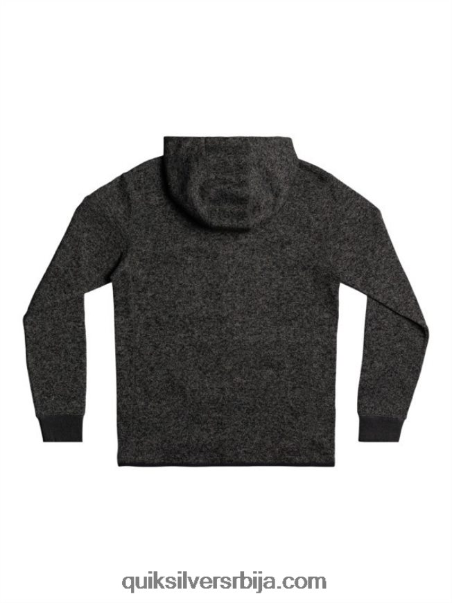мушкарци Quiksilver келлер капуљача са рајсфершлусом тамно сиви вријесак Z824VN1480