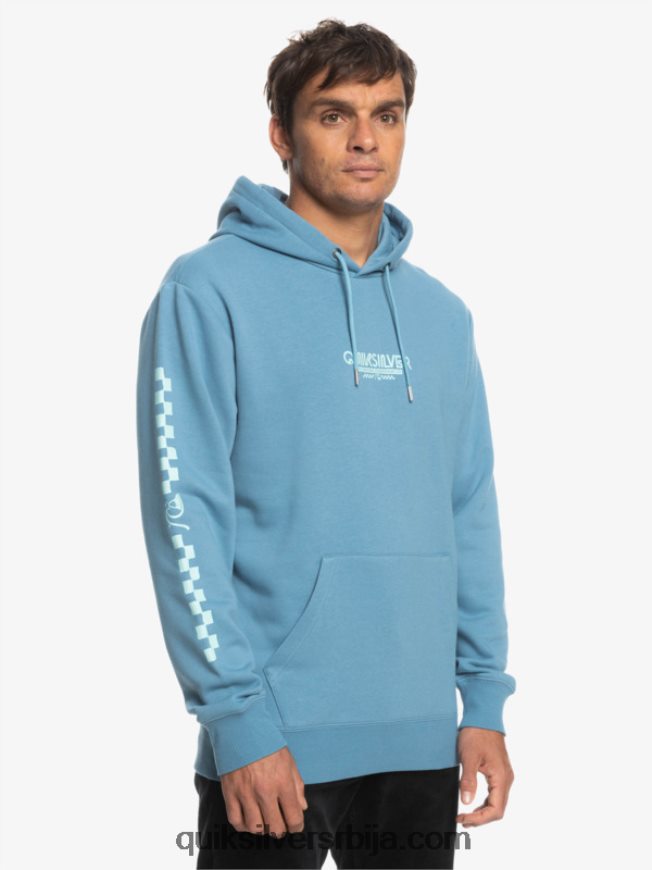 мушкарци Quiksilver омни каро дуксерица провансалски Z824VN1485