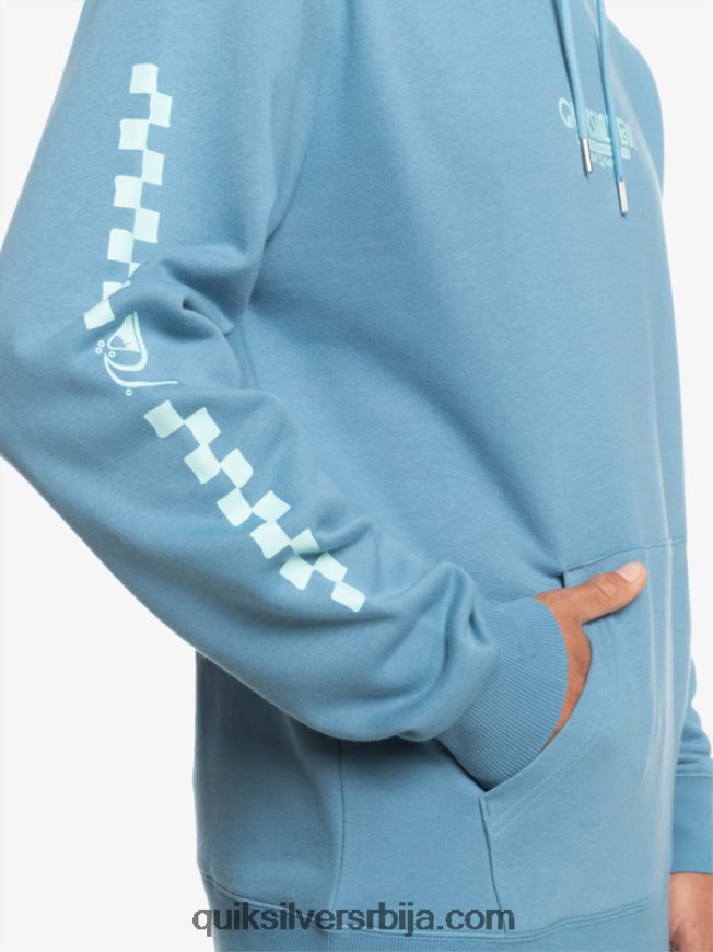 мушкарци Quiksilver омни каро дуксерица провансалски Z824VN1485