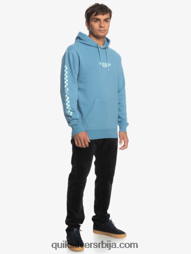 мушкарци Quiksilver омни каро дуксерица провансалски Z824VN1485
