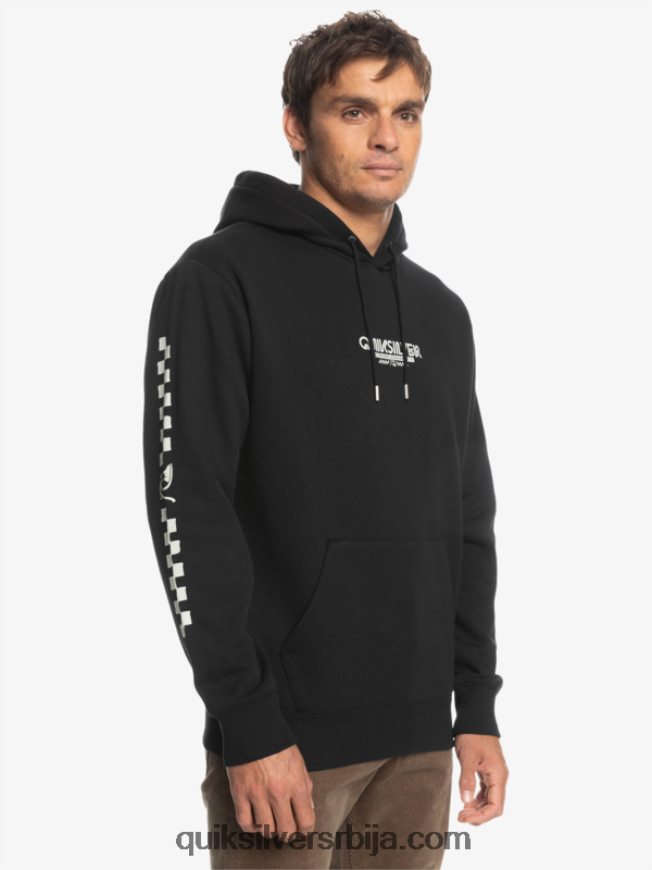 мушкарци Quiksilver омни каро дуксерица црн Z824VN1486