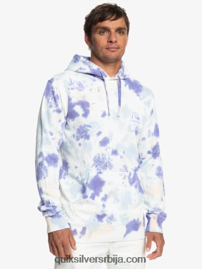 мушкарци Quiksilver мутна мајица с капуљачом бресква бич мутна кравата боја Z824VN1502