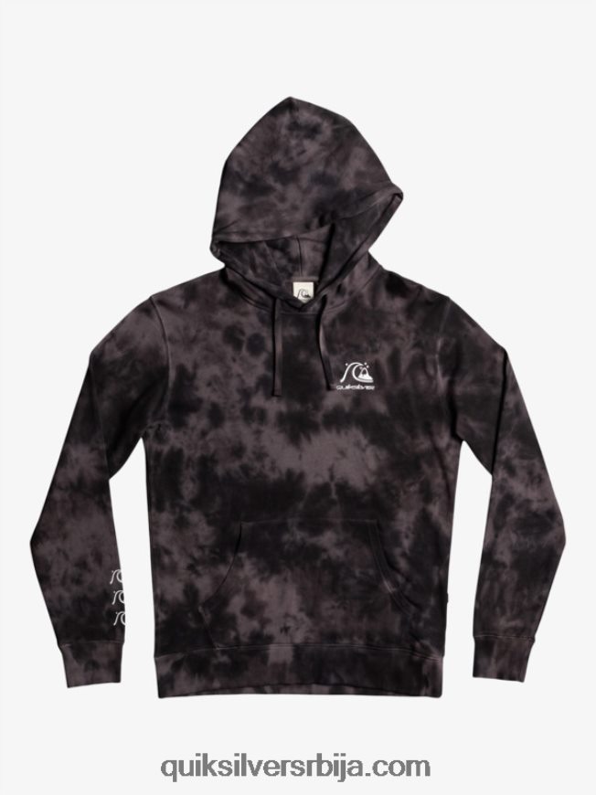 мушкарци Quiksilver мутна мајица с капуљачом црна мутна кравата боја Z824VN1503