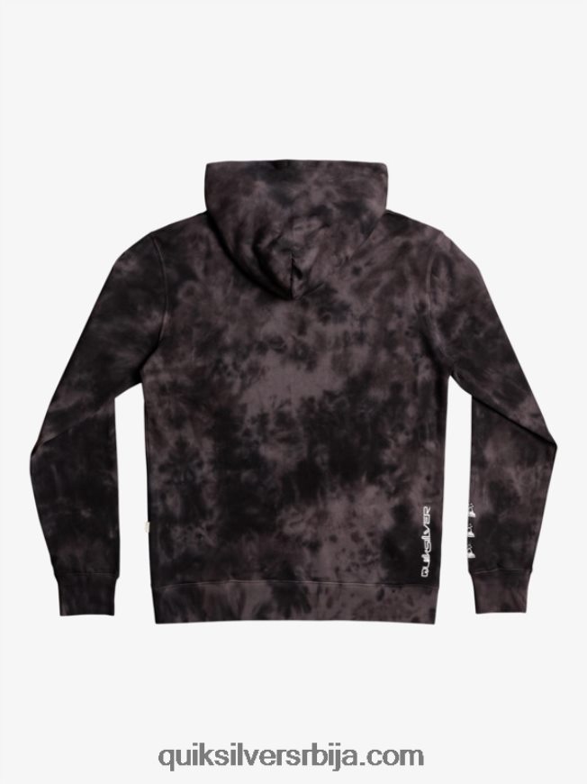 мушкарци Quiksilver мутна мајица с капуљачом црна мутна кравата боја Z824VN1503