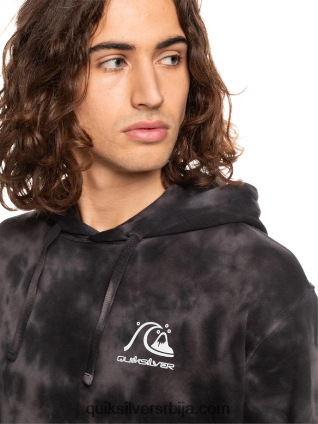 мушкарци Quiksilver мутна мајица с капуљачом црна мутна кравата боја Z824VN1503