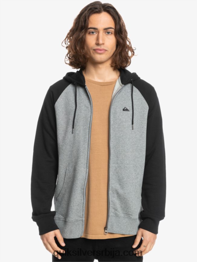 мушкарци Quiksilver есенцијални дуксерице са рајсфершлусом морнарски блејзер/ лгх Z824VN1513