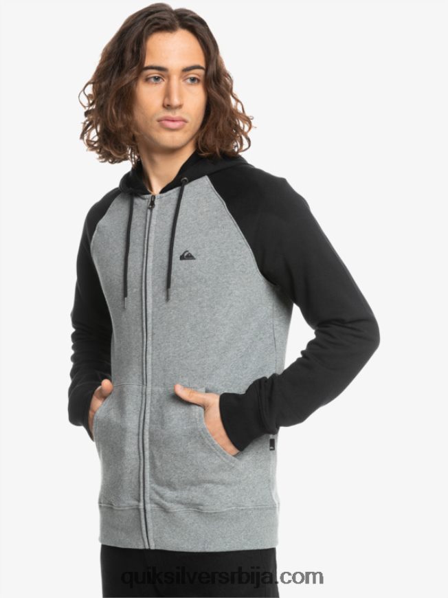 мушкарци Quiksilver есенцијални дуксерице са рајсфершлусом морнарски блејзер/ лгх Z824VN1513