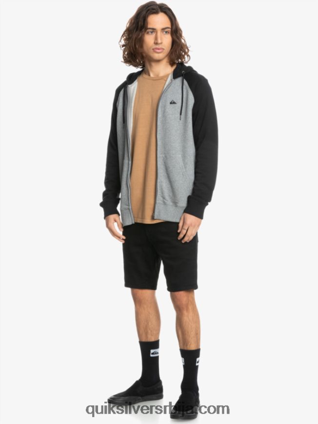 мушкарци Quiksilver есенцијални дуксерице са рајсфершлусом морнарски блејзер/ лгх Z824VN1513