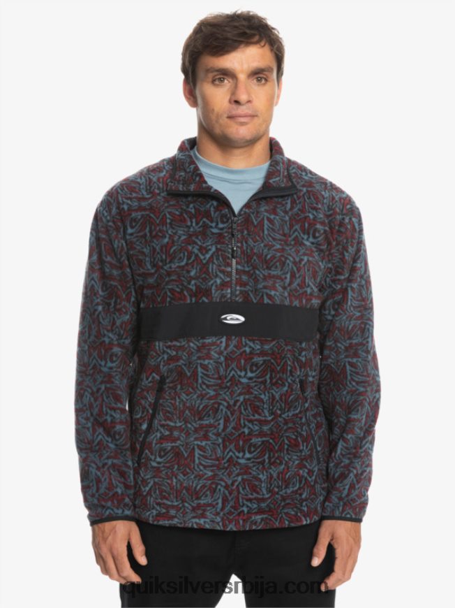 мушкарци Quiksilver сатурн пола зип флис провансијски плави сатурн Z824VN1562