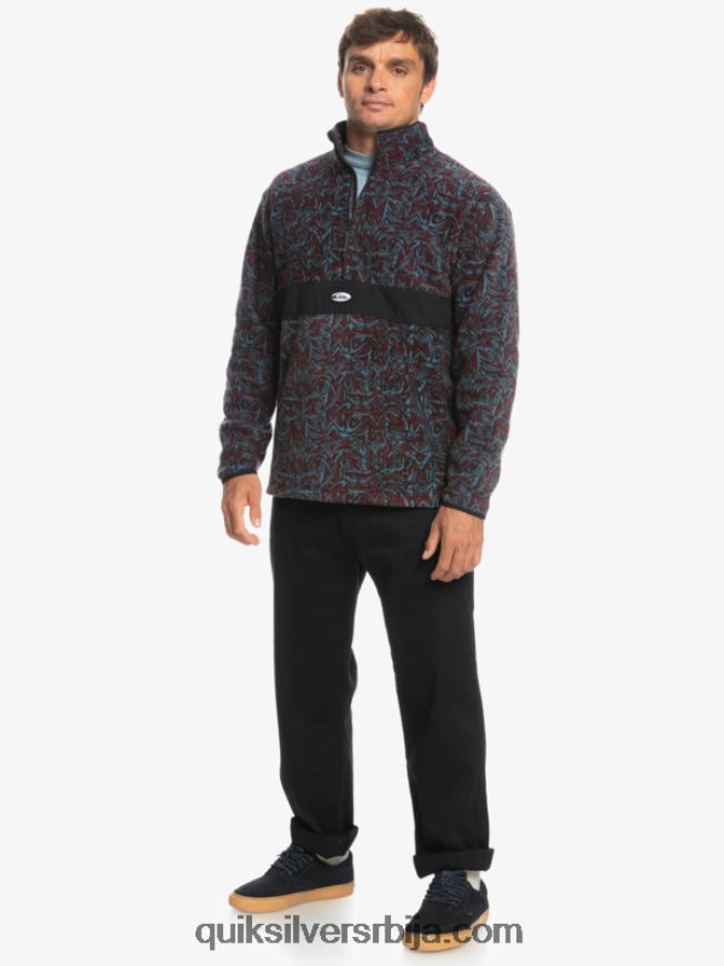 мушкарци Quiksilver сатурн пола зип флис провансијски плави сатурн Z824VN1562