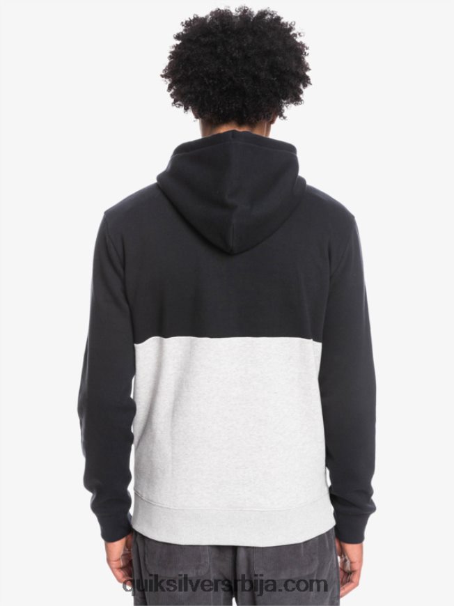 мушкарци Quiksilver ембосс хоодие црн Z824VN1681