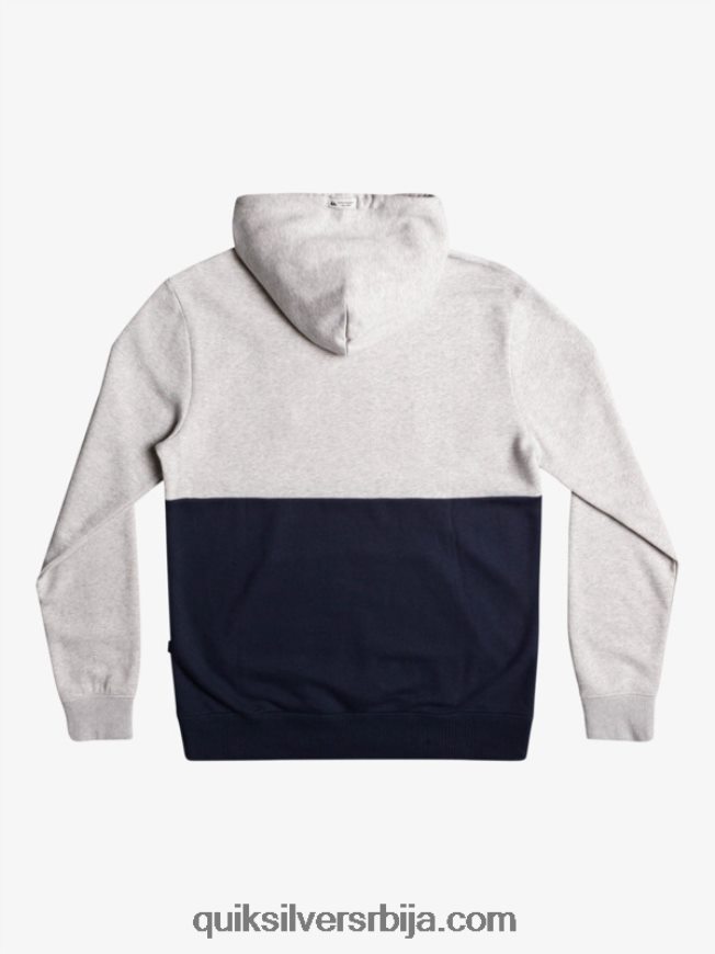мушкарци Quiksilver ембосс хоодие светлосиви вресак Z824VN1682