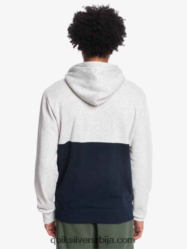 мушкарци Quiksilver ембосс хоодие светлосиви вресак Z824VN1682