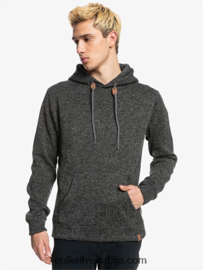 мушкарци Quiksilver келлер хоодие тамно сиви вријесак Z824VN1710