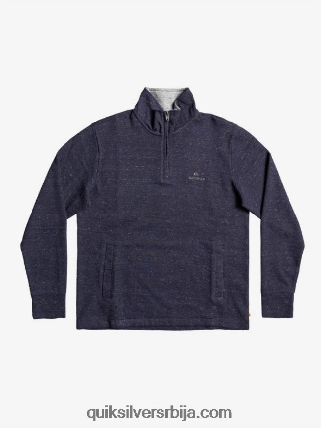 мушкарци Quiksilver ватерман поинтсурф дуксерица са патентним затварачем морнарски блејзер хеатхер Z824VN1801