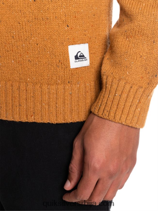 мушкарци Quiksilver неппи џемпер браон шећер Z824VN1826