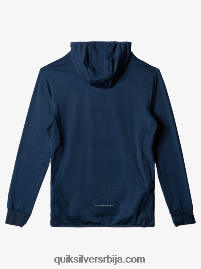 мушкарци Quiksilver дуксерица од флиса са стрмим врхом инсигниа блуе Z824VN1873