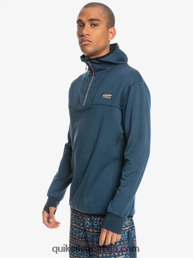 мушкарци Quiksilver дуксерица од флиса са стрмим врхом инсигниа блуе Z824VN1873