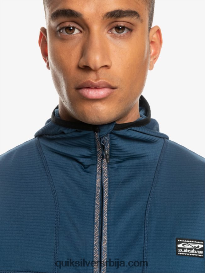мушкарци Quiksilver дуксерица од флиса са стрмим врхом инсигниа блуе Z824VN1873