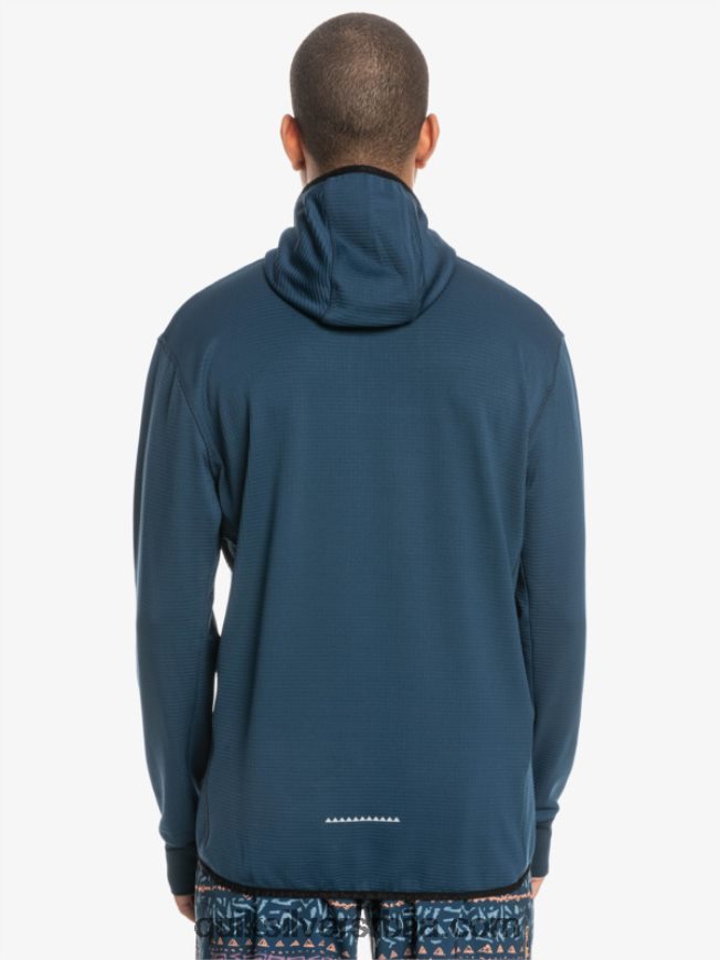 мушкарци Quiksilver дуксерица од флиса са стрмим врхом инсигниа блуе Z824VN1873