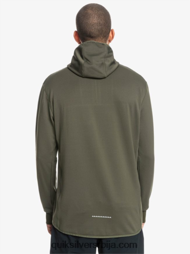 мушкарци Quiksilver дуксерица од флиса са стрмим врхом лист грожђа Z824VN1874