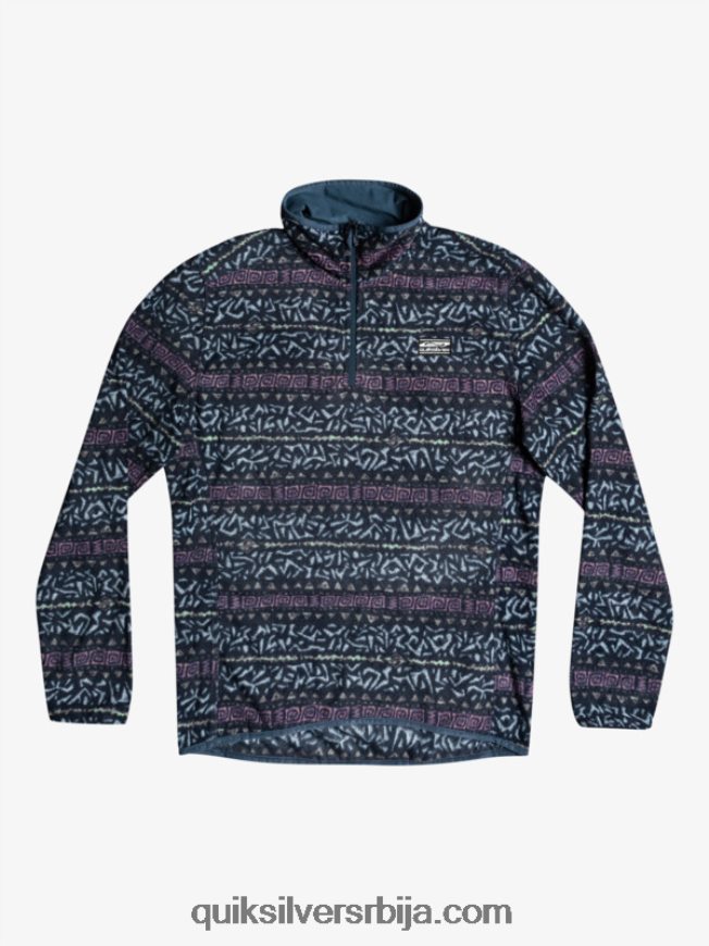 мушкарци Quiksilver акер џемпер од четврт флиса прашњава орхидеја нордијски канал Z824VN1878