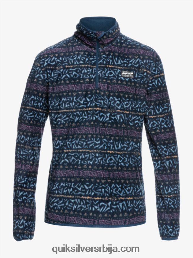 мушкарци Quiksilver акер џемпер од четврт флиса прашњава орхидеја нордијски канал Z824VN1878