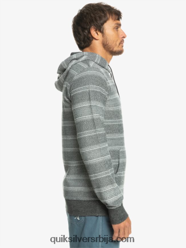 мушкарци Quiksilver одлична отваи капуљача црна отваи трака Z824VN580