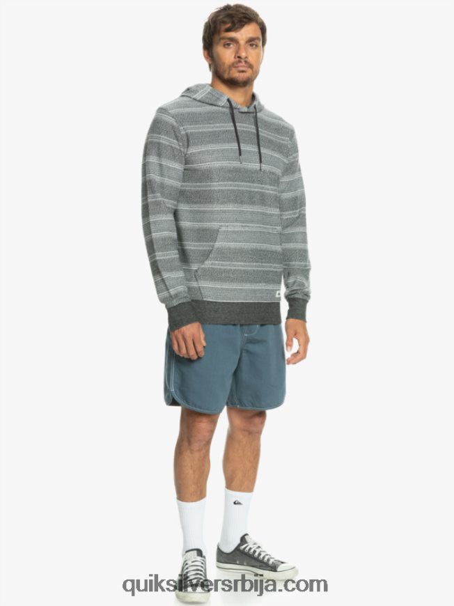мушкарци Quiksilver одлична отваи капуљача црна отваи трака Z824VN580