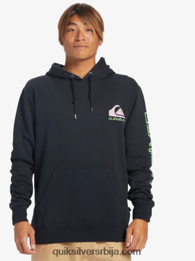 мушкарци Quiksilver омни лого дуксерица црн Z824VN641