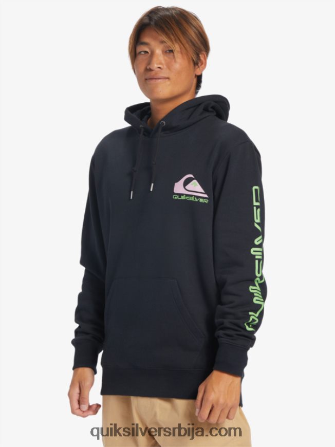 мушкарци Quiksilver омни лого дуксерица црн Z824VN641