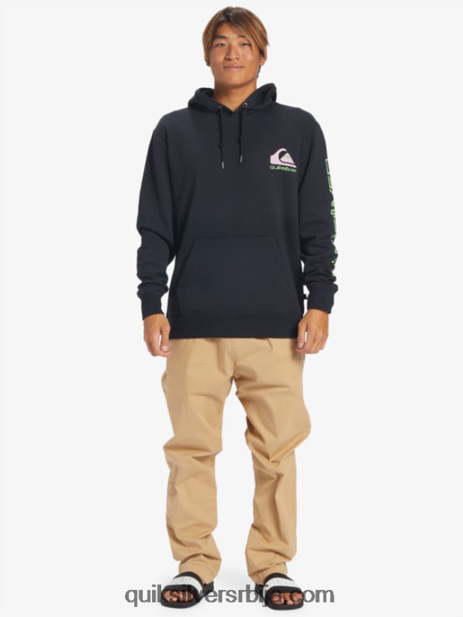 мушкарци Quiksilver омни лого дуксерица црн Z824VN641