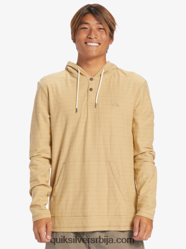 мушкарци Quiksilver царлтон хоодие царлтон таос таупе стрипе Z824VN744