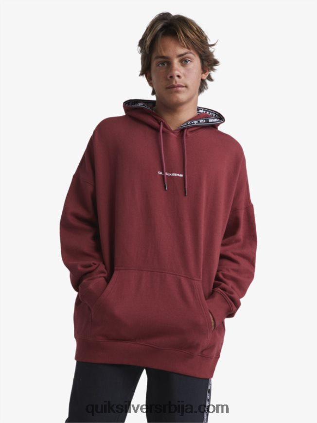 мушкарци Quiksilver x Stab хоодие рубинско вино Z824VN1804