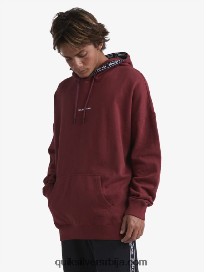 мушкарци Quiksilver x Stab хоодие рубинско вино Z824VN1804