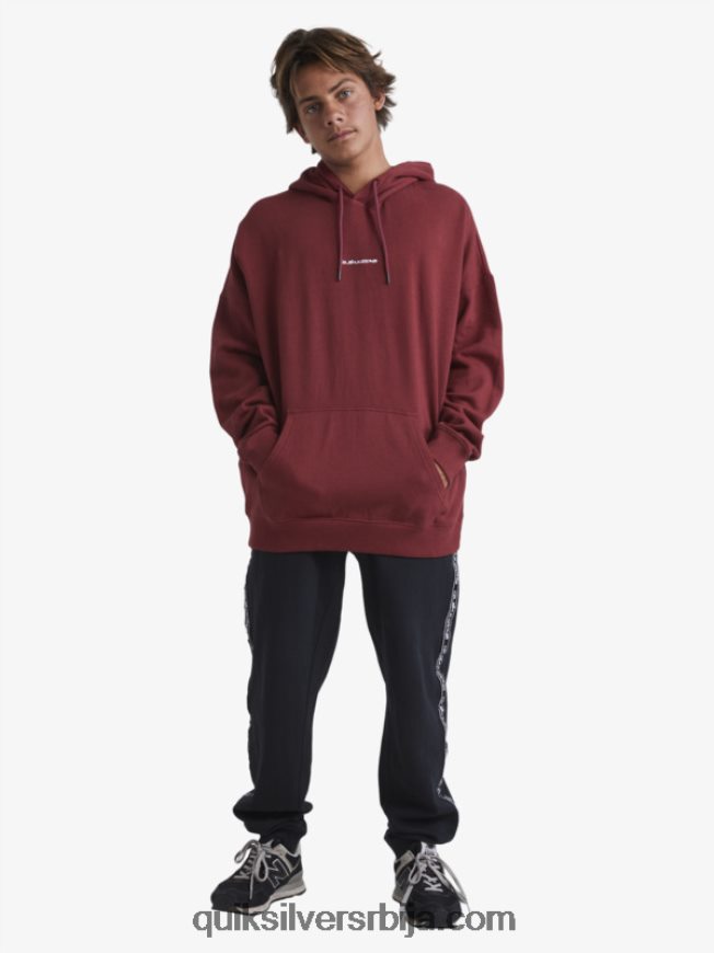 мушкарци Quiksilver x Stab хоодие рубинско вино Z824VN1804