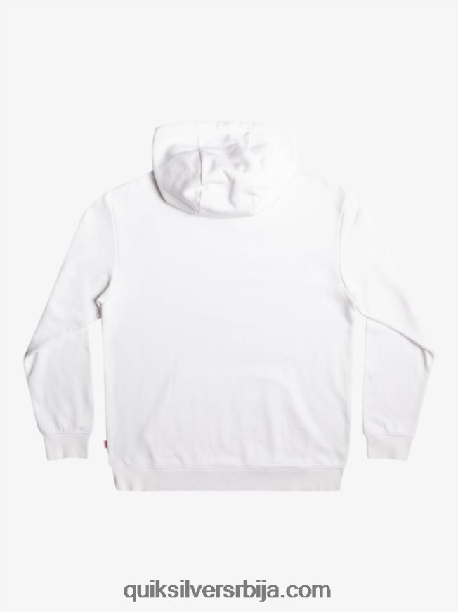 мушкарци Quiksilver x Stranger ствари са капуљачом са званичним логом бео Z824VN1807