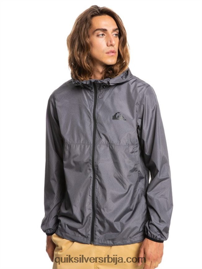 мушкарци Quiksilver свакодневна ветровка тамно сиви вријесак Z824VN1011
