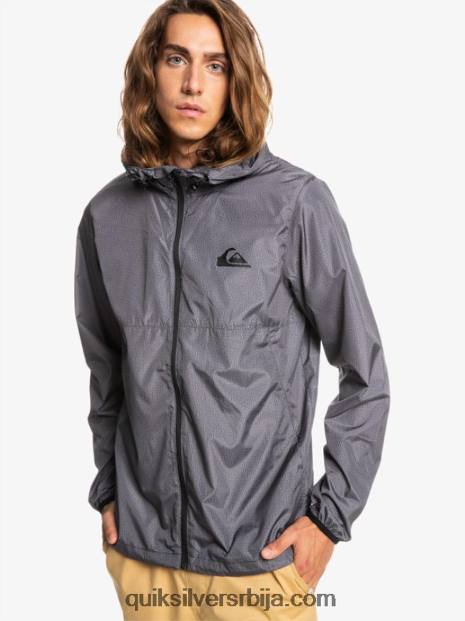 мушкарци Quiksilver свакодневна ветровка тамно сиви вријесак Z824VN1011