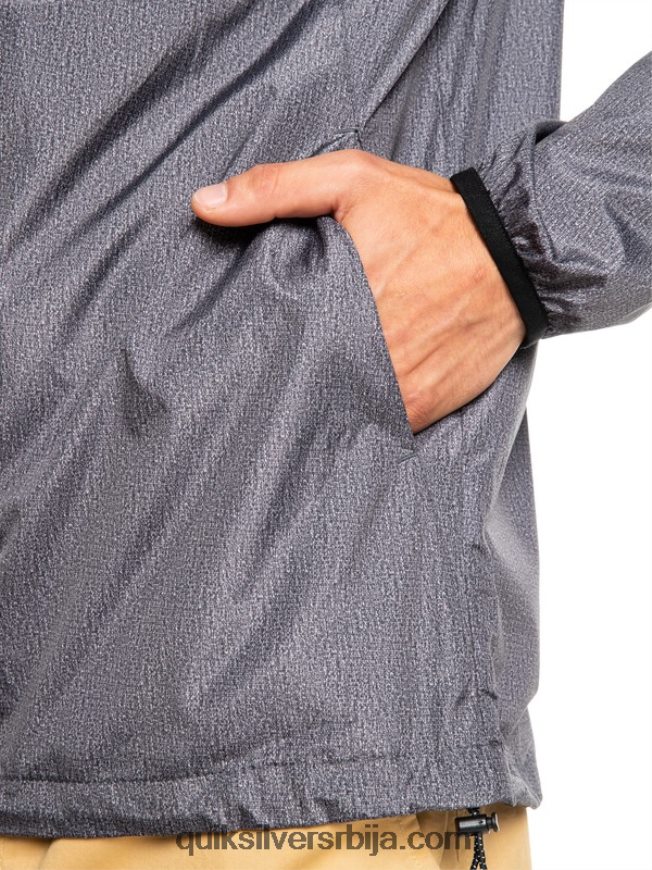 мушкарци Quiksilver свакодневна ветровка тамно сиви вријесак Z824VN1011