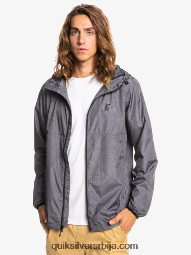 мушкарци Quiksilver свакодневна ветровка тамно сиви вријесак Z824VN1011