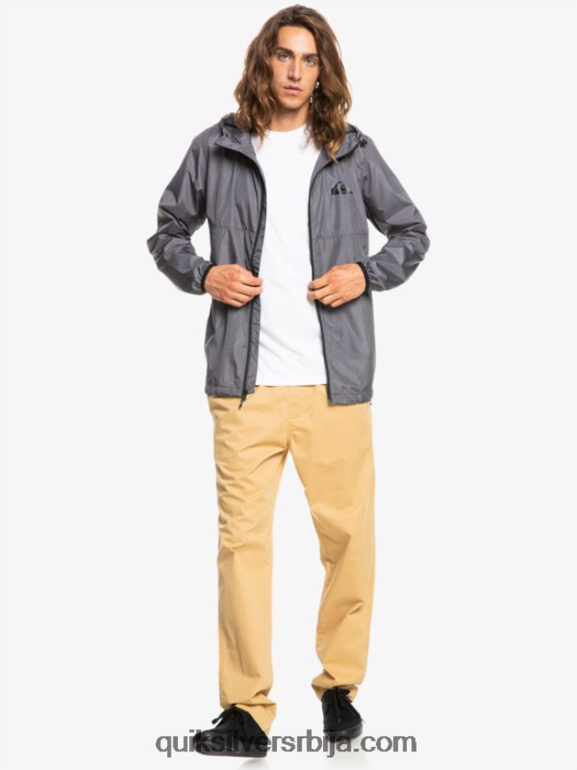 мушкарци Quiksilver свакодневна ветровка тамно сиви вријесак Z824VN1011